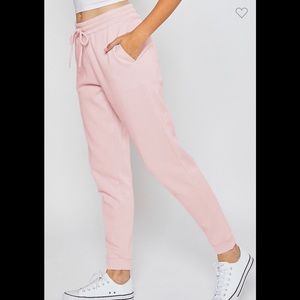 Fleece joggers comfortable fit